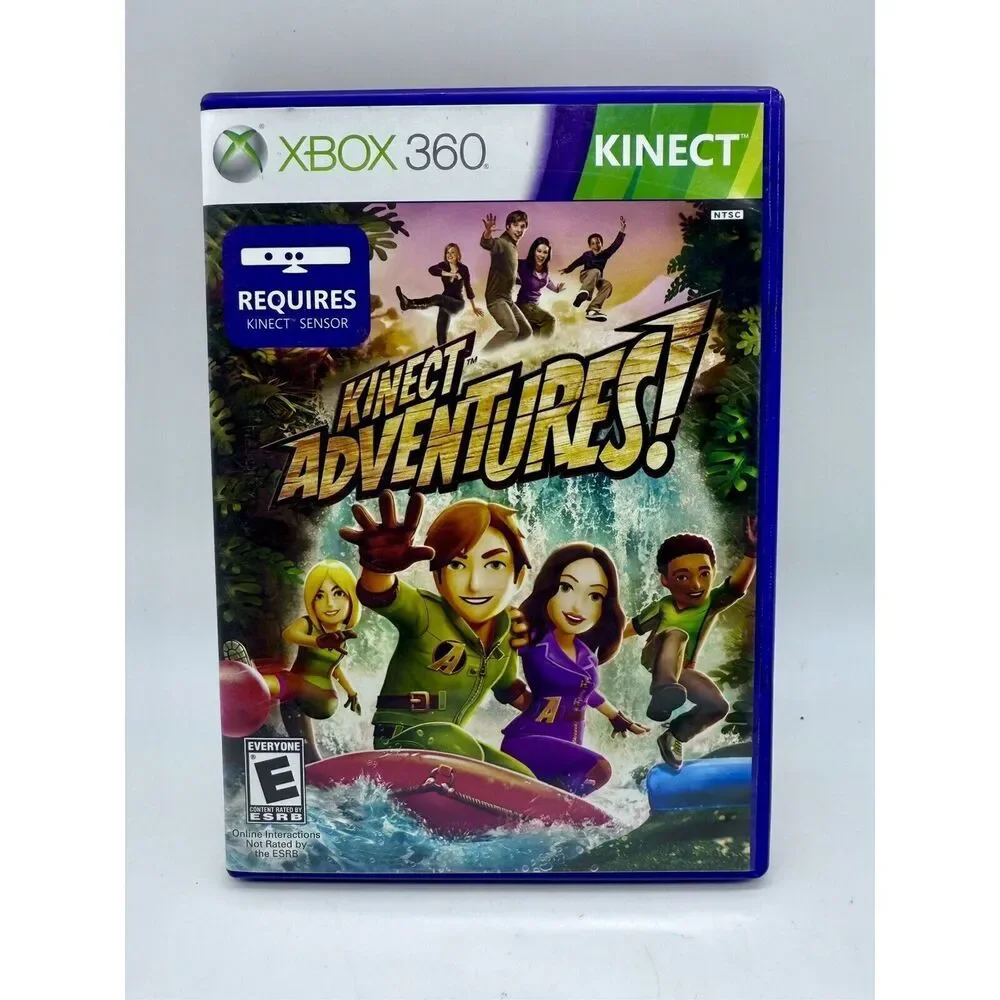 Kinect Adventures! Xbox 360 - Complete Game Case And‎ Manual Tested